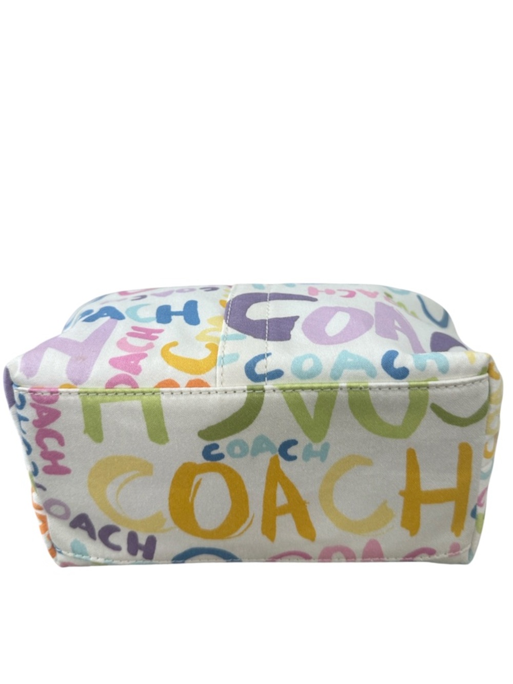 Coach Vintage Y2K Hampton Multicolor Graffiti Scribble Mini Hobo Handbag - Picture 4 of 6